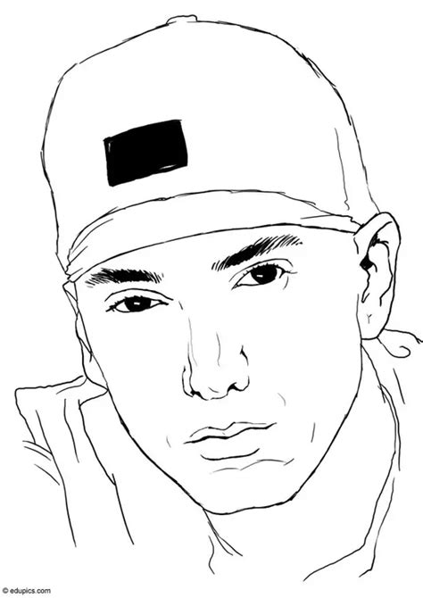 Coloring Page Eminem Free Printable Coloring Pages Img 15413