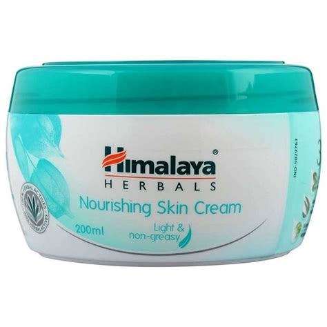 Apply nourishing skin cream gently over face and neck twice daily, after cleansing. Himalaya Nourishing Skin Cream (200ml)