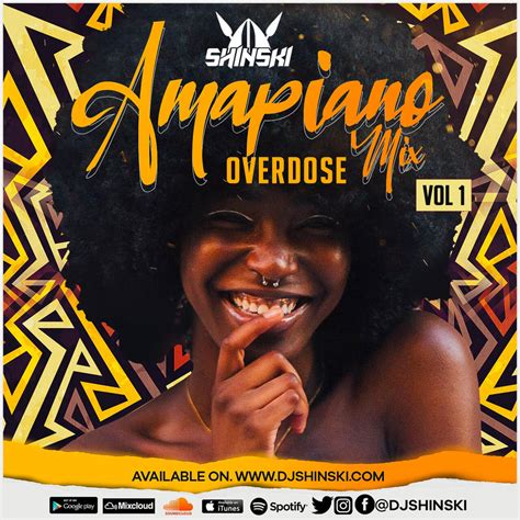 Amapiano is a hybrid of deep house, jazz and lounge music characterized by synths, airy pads and wide and percussive basslines. Amapiano Overdose Mix - Dj Shinski Official Website