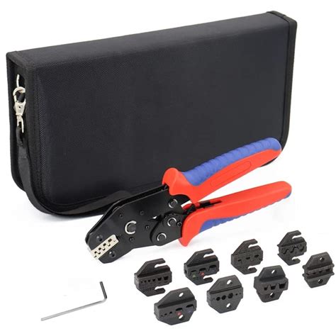 Buy Hks Ratcheting Crimping Tool Set 11 Pcs With Changeable Jaws For