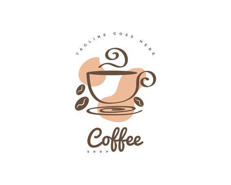 Elegant And Minimalist Coffee Shop Logo Design Cafe Logo Or Brand With