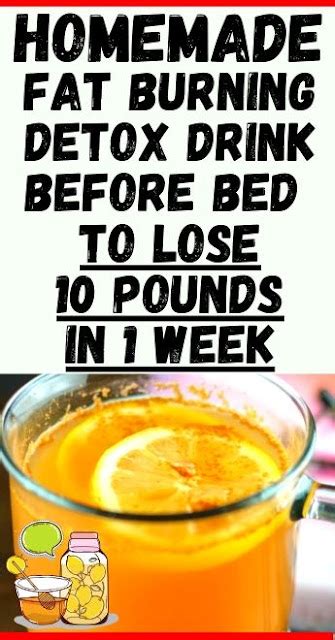 Fat Burning Detox Drink Before Bed To Lose 10 Pounds In 1 Week Hello Healthy Blog