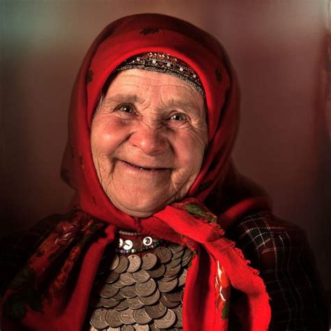 Those Russian Grannies Face Beautiful People Portrait