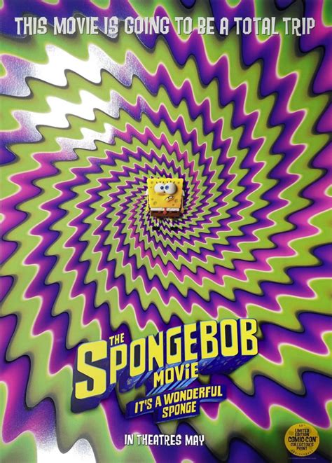 Lo sentimos, no hemos podido traducir este anuncio al español. SpongeBob Gets Trippy in New It's a Wonderful Sponge Poster