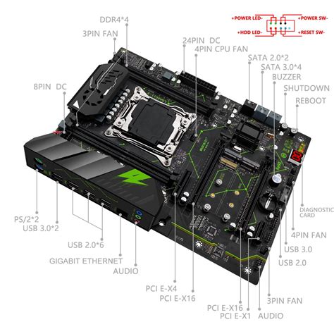 Buy Machinist X99 Mr9a Pro Motherboard With Xeon E5 2666 V3 Cpu And
