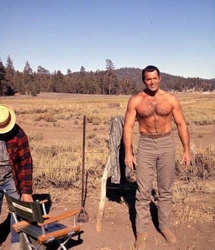 Clint On The Set Of The Movie The Night Of The Grizzly 1966