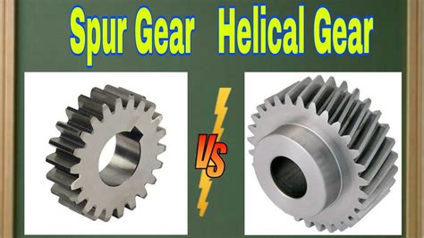 Differences Between Spur And Helical Gear Mechanical Engineering Youtube