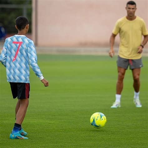 Cristiano Ronaldos Son Follows In His Fathers Footsteps With