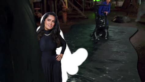 Salma Hayek Encounters The Tar Monster By Tarmonster01 On Deviantart