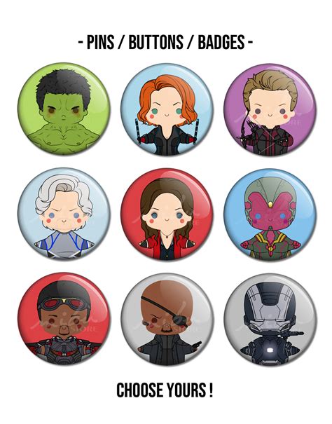Mibustore Ta Aou Buttons Badges