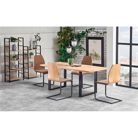 Table à manger industrielle extensible 135-185cm Venice
