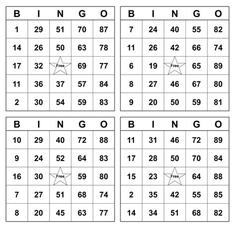 Best Images Of Free Printable Bingo Numbers Sheet Printable Bingo My