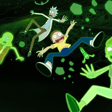1080x1080 Rick And Morty Into The Space Hd 1080x1080 Resolution