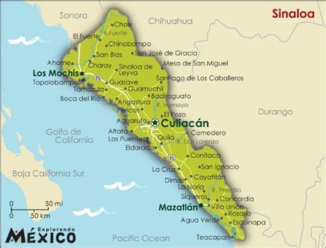 Sinaloa Map Explorando Mexico Sinaloa Cartel Mapa De Mexico