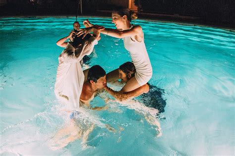 Unconventional Wedding Pool Party At The Ace Hotel And Swim Club Palm Springs Ca Bride And