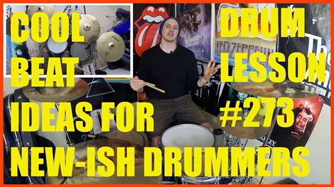 Cool Drum Beat Ideas For New Ish Drummers Drum Lesson 273 Youtube