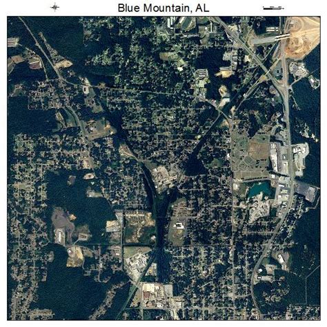 Aerial Photography Map Of Blue Mountain Al Alabama