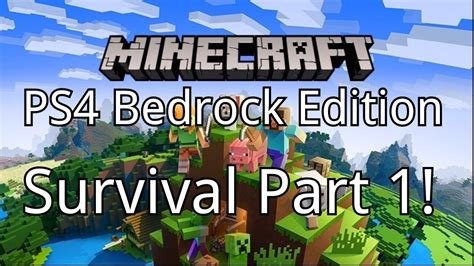In this game, you must master the world and have limited resources to survive on. A New Adventure awaits in Minecraft Bedrock survival - Miinecraft Bedrock Survival Part 1 - YouTube