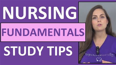 How To Study For Nursing Fundamentals Foundations In Nursing School