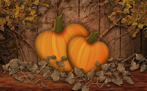 49 Fall Scene Wallpaper With Pumpkins Wallpapersafari