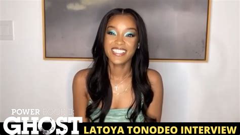 Power Book Ii Ghost Interview Latoya Tonodeo Youtube