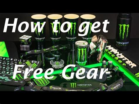 New monster energy with fox head logo racing sticker!! How to get free Monster Energy Gear - YouTube