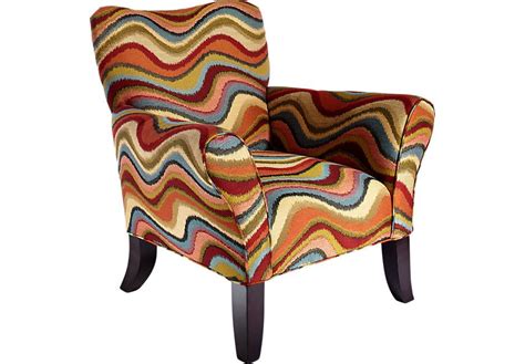 Accent chairs are the best furniture to modify in any sort of room. Retro Festival Orange Accent Chair | Orange accent chair ...