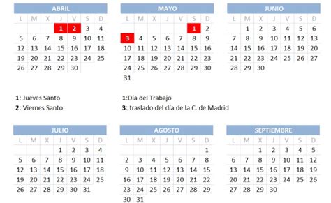 Calendario Laboral Madrid 2021 Consulta Todos Los Dias Festivos Mas