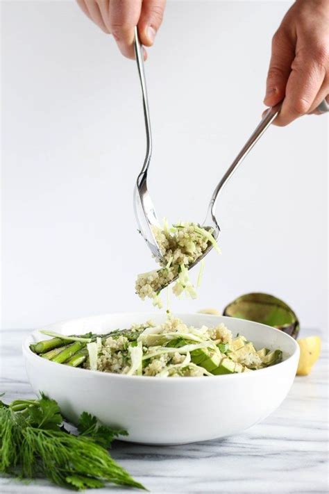 Green Goddess Quinoa Salad With Herb Vinaigrette