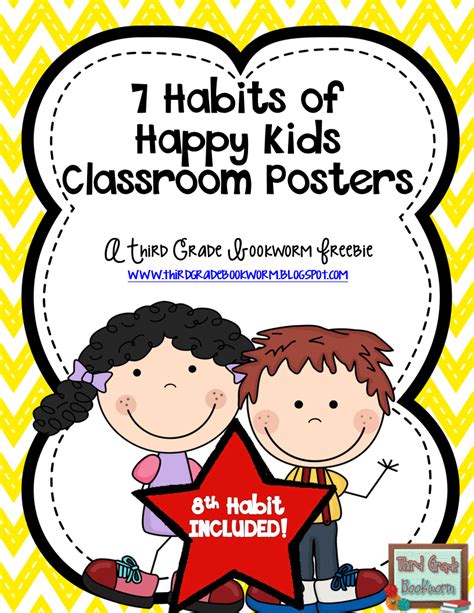 Some of the worksheets for this concept are glenmont 7 habits of happy kids, the 7 habits of happy kids habit 1 be proactive, habits of happy kids posters, the 7 habits of happy kids pdf epub ebook, healthy eating workshop handouts 1 outline for presenters, the 7 habits of happy kids habit 2 begin with the end it. Third Grade Bookworm: 7 Habits of Happy Kids | Leader in ...