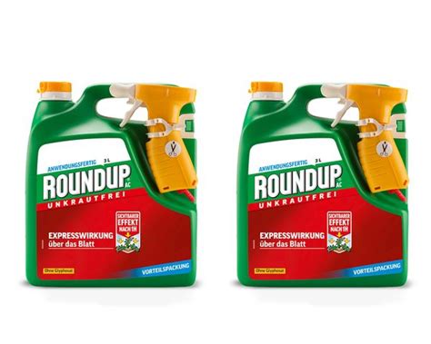 Roundup ist ein spray zur unkrautvernichtung. ROUNDUP® AC Unkrautfrei Sprühsystem 6 l Unkrautvernichter ...