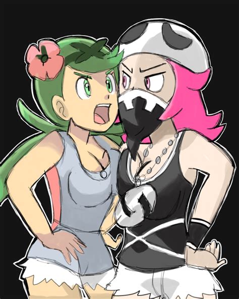 Mallow And An Team Skull Grunt Arguing Each Other Pokémon Sun And Moon Know Your Meme