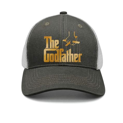The Godfather Golden Logo Adjustable Baseball Cap Strapback Dad Hat
