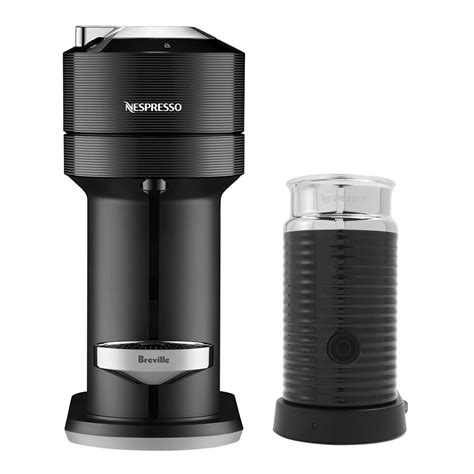 Features of nespresso vertuo next: Nespresso Vertuo Next with Aeroccino 3 by Breville, Black | Sur La Table