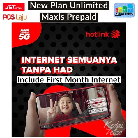 Stream unlimited shows and movies this raya with the fam. New Maxis UNLIMITED DATA + CALLS Prepaid | Shopee Malaysia