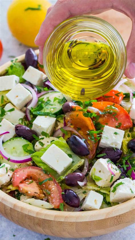 Greek Salad Recipe With Homemade Dressing 30 Minutes Meals
