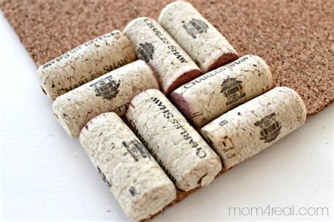 Make Wine Cork Coasters Tutorial Mom 4 Real