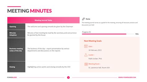 Meeting Minutes PowerPoint Template Lupon Gov Ph