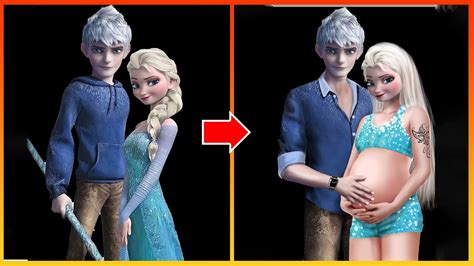 Frozen Elsa And Jack Frost Have Baby Elsa Frozen Transformation