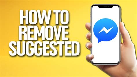 How To Remove Suggested On Messenger Tutorial Youtube