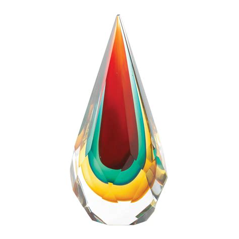 Faceted Teardrop Art Glass Sigma Distributors