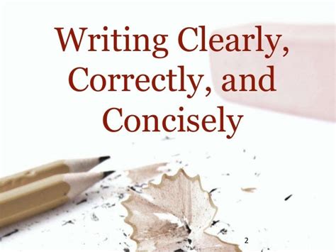 Graduate Writing Clearly And Concisely