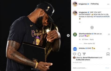 Lebron James Posts To Instagram After Winning Fourth Nba Championship Fadeaway World
