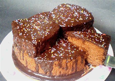 Resep White Egg Chocolate Sponge Cake Bisa Utk Base Cake Ultah Oleh