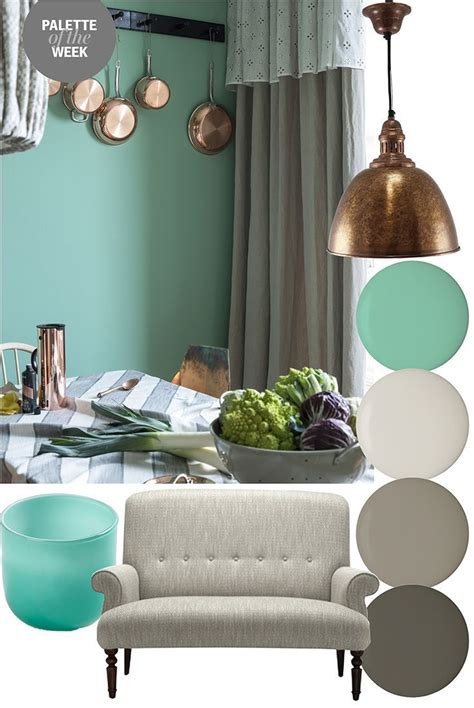 Using teal in home decor elements. I want to use this Palette scheme for my home greys, white ...