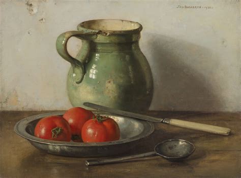 Jan Bogaerts A Still Life With A Green Jug And Tomatoes Flickr
