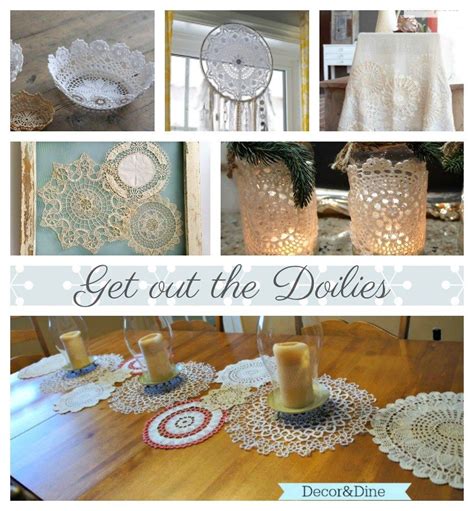 Get Out The Doilies Decor And Dine Doilies Doilies Crafts Doily Art