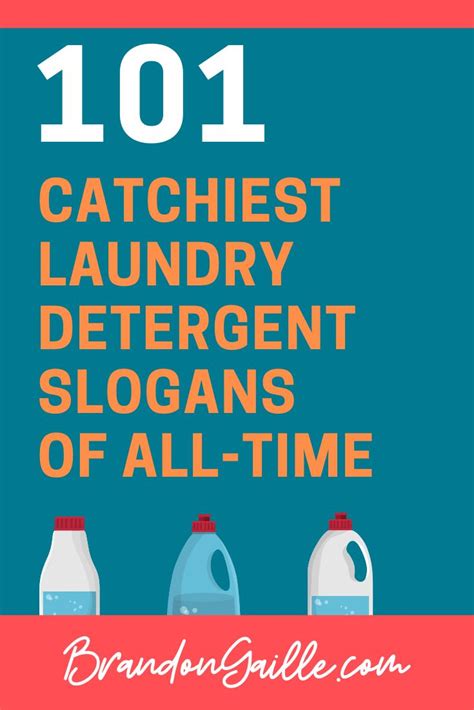 101 Catchy Laundry Detergent Slogans And Good Taglines In 2020 With