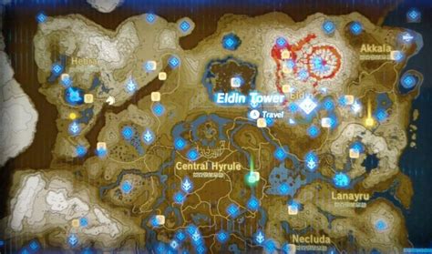 Eldin Tower Botw Sheikah Tower Guide The Legend Of Zelda Breath Of