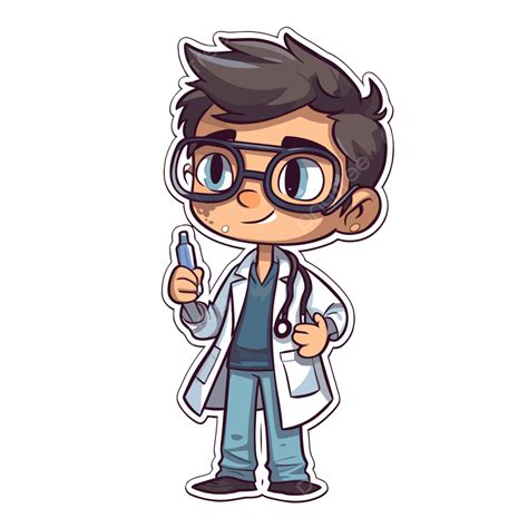 Doctor Character Vector Cartoon Doctor Cartoon Doctor Clipart